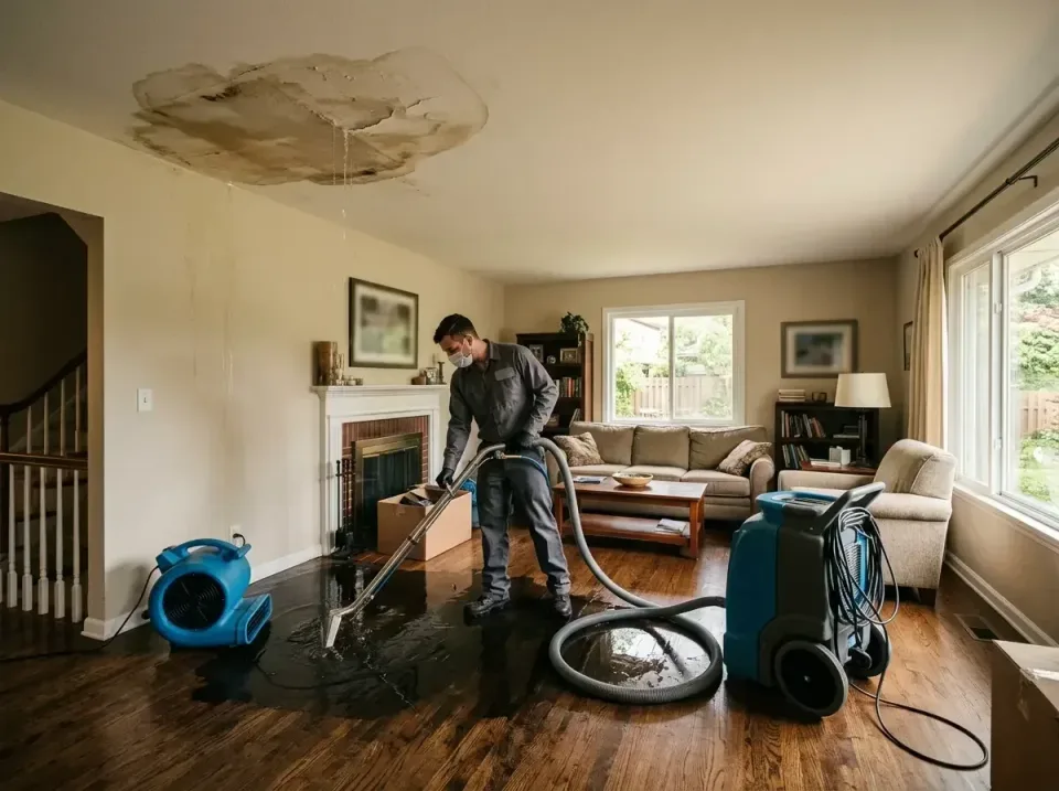 attic-pipe-burst-ceiling-drip-008 — frequently asked questions, Water Damage Restoration & Carpet Care in Belton, MO